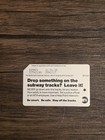 Nyc Mta Metro Card Souvenir Memorabilia Of New York City