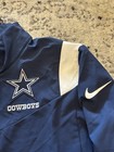 Nfl Nike On Field Blue Dallas Cowboys Men   s Size Large Quarter Zip Jacket