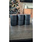 8oz Black Tin For Candle Making   Empty Black Tin   1 Count 