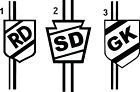 Monogram Bass Drum Shield  Graphics   pick Color   