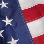 2 Pack - 3x5 Ft American Usa Flag Embroidered Nylon Deluxe Flags