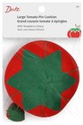 Dritz Large Tomato Pin Cushion With Strawberry Emery - 4 Inch Sewing