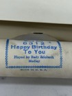 Qrs Word Roll Happy Birthday To You Rudy Erlebach 8312 Player Piano Roll