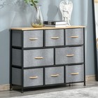 Homcom 8-drawer Dresser  3-tier Fabric Chest Of Drawers 