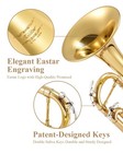 Eastar Bb Standard Trumpet Set For Beginner  Brass 559 Millimeters  Gold 