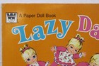 Vtg Lazy Dazy Uncut Paper Doll Book Whitman 1973 Ideal Toy Retro Full Color