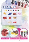 2pc Paint Tray Palettes 20 Well Palettes  White Plastic Palette 13   x10  Craftlov