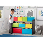 Delta Children Deluxe Multi-bin Toy Organizer With Storage Bins  Dark