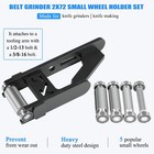 Belt Grinder 2x72 Small Wheel Set   Holder For Knife Grinders Knife Making