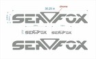Sea Fox Boat Emblems 30    Free Fast Delivery Dhl Express - Stickers Set