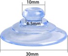 Qdishi 10 Pcs Radar Detectors Suction Cups For Clear 30mm Diameter  