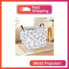 Langyashan Square Storage Baskets Waterproof Canvas Children Laundry Nursery Ham