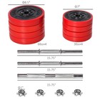Home Gym Weight Set With Dumbbell And Barbell Options For Full Body Workout
