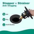 Universal Bathroom Sink Plug Stopper Pop-up Drain Filter Wash Basin Core Bounce