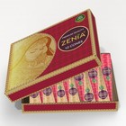 Zenia Natural Henna Hair Dye Paste Cones Dark Reddish-brown 12 Pack 25g Each