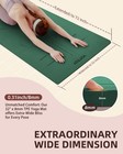 Yoga Mat 72 x 32 x1 3 extra Wide Non-slip Exercise Fitness Mats Eco-friendly Tpe