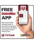 Titan Controlmax 1700 Pro High Efficiency Airless Paint Sprayer - Red