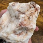 Milky Quartz Rock Natural Stone Crystal 1 Lb 12 Oz Decor Paperweight 5 5  X 2 5 