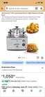 16l Electric Countertop Pressure Fryer  110v Commercial Deep Fryer With Timer