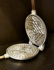 Vintage Vitantonio No  4 Stovetop Manual Pizzelle   Waffle Cookie Maker Made  Us