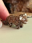 Miniature Handmade Ceramic Pottery Jaguar Animal Peru Shipibo Dollhouse Native