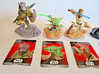 Disney Infinity 3 0 Star Wars - Lot 6 Figures - Rey Finn Han Obi Wan Yoda Zeb