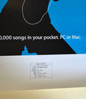 Vtg Apple Computers Rare Chiat Day Pre Release Proof Poster Ipod Shilouette