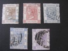 Hong Kong Stamps Scott   8-12 Lot    free International Shipping 