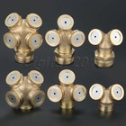 2 3 4 Hole Brass Spray Head Fog Misting Nozzle Sprinkler Garden Farm Irrigation