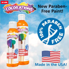 Colorations Paraben-free Liquid Watercolor Paints Classic Colors  8oz -set Of 13