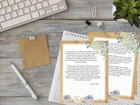 Lined Stationary Set With Envelopes 50 Writing Stationary Paper And 50 Envelopes