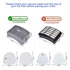 2 Hepa Filter 4 Foam   Felt Filters For Shark Nv581 nv581q Nv586 Nv585