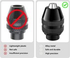 2 Pack Keyless Drill Chuck For Dremel 4486 Rotary Tools 400 300 200 780 770 750