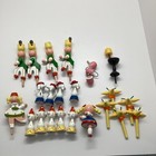 Lot Of 24 Vintage  irmi Originals    Wooden Figurines Soldiers Dogs Cats Girls