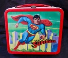 Vintage Superman Lunchbox   Thermos - Dcu Movies Tv  1978  C-8 5 Awesome 