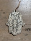 Jerusalem Hamsa Hand Home Blessing Metal Wall Hanging Judaica Israel