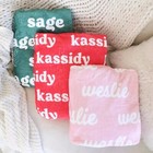 Custom Baby Blanket With Name Personalized Gift For Boy Or Girl