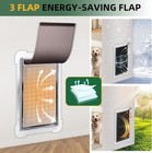 3-flap Extra Large Dog Door Replacement Flap With Screws compatible With Petsafe
