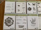 Stampin Up Lot Of 19 Sets Cling Clear   Rubber   Wood Stamps Some New 