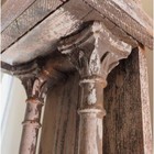 Wood Building Columns Pair 1800 s Architectural Salvage Antique
