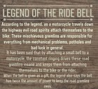 Guardian Winged Cross The Ride Bell Stainless Steel Motorcycle Harley Biker