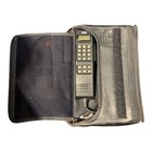 Vintage Motorola Cellcom Scn2497a  Portable Handheld Phone With Case Gte J