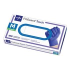 Medline Fitguard Touch Nitrile Exam Gloves Disposable Blue Case Of 10 Boxes