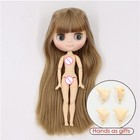 Custom Brown Hair 8  Middie Blythe Nude Doll From Factory 1 8 Bjd Jointed Body
