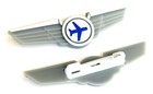 Airlines Pilot Wings First Flight Badges Pins Silver Lot Of 5