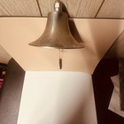 Vintage Nickel Plated Bell With Clapper