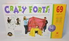 Crazy Forts 69 Piece Build Play Playset Diy Tent Near Complete 24 Ball 43 Stick