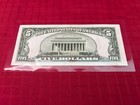 1934  5 00 Silver Certificate Dollar Note Blue Seal Series C   M60065926a