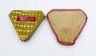 Vintage Schiaparelli Pink Enamel Mirrored Rouge Compact W  Pouch Alexandrie