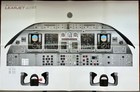 Learjet 40 45 Two Panel Cockpit Foldout Training And Familiarization Poster